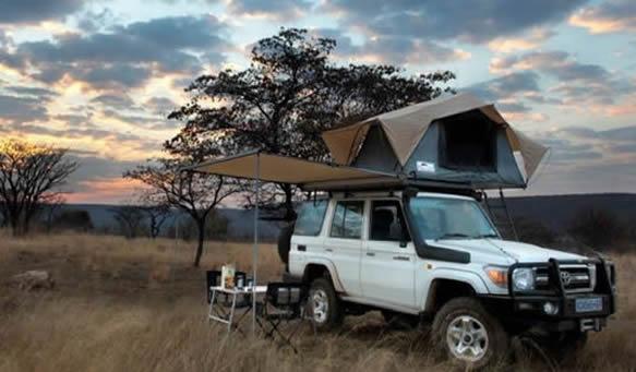 Toyota Land Cruiser Rooftop Camper Kenya