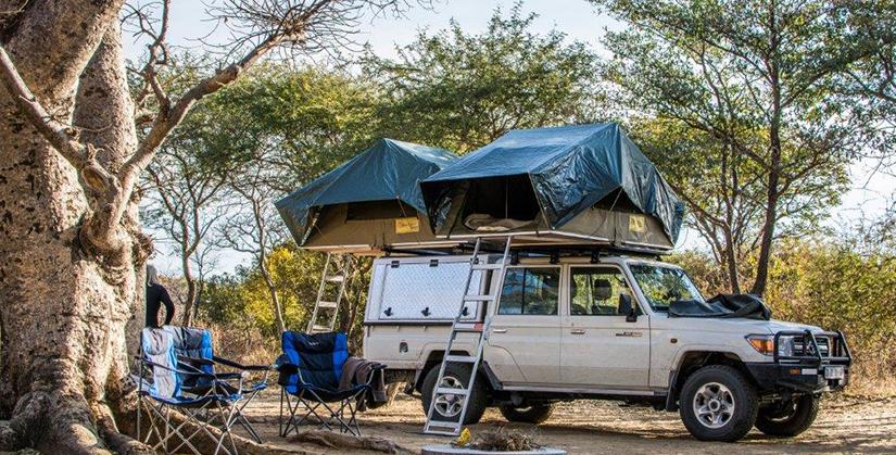 Toyota Land Cruiser Rooftop Camper Kenya