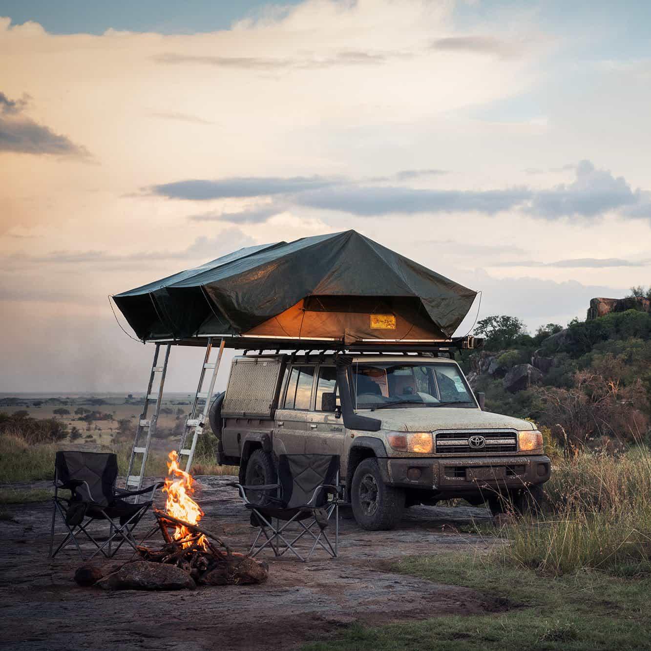 Toyota Land Cruiser Rooftop Camper Kenya