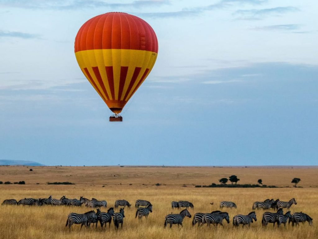 Day 3: Hot Air Balloon Safari & Return to Nairobi
