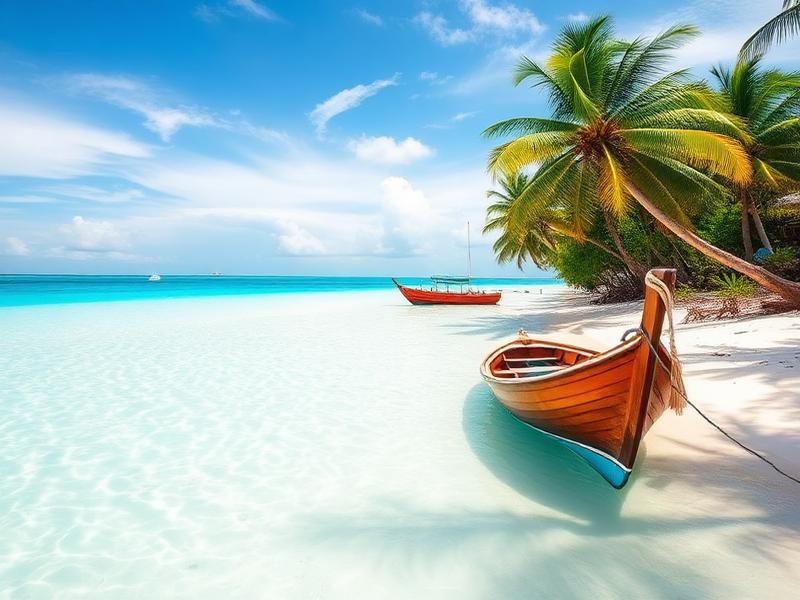 Dhow boats on Zanzibar's turquoise water